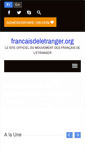 Mobile Screenshot of francaisdeletranger.org